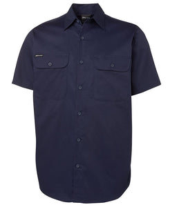 HS-6WSLS SHORT SLEEVE 150G WORK SHIRT NAVY