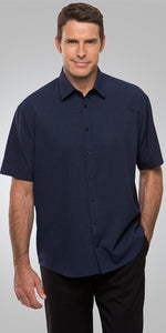 HS4145-EN: Ezylin Mens S/S Shirt -Denim