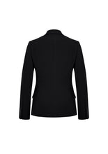 HS60719-ADMIN: Womens Two Button Mid Length Jacket - Black