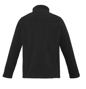 HSPF631: Ladies Plain Micro Fleece Jacket - BLACK